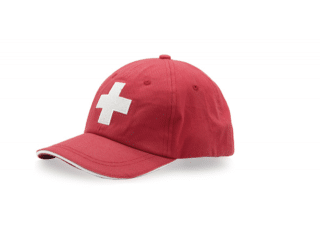 SUMMER HAT RED SWITZERLAND CASQUETTE - BONNET