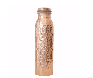 Copper Bottle-hammered-600 ml