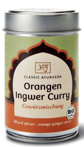 Orange Gingembre Curry biologique