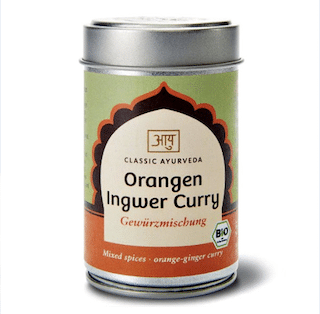 Orangen Ingwer Curry Bio