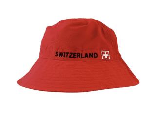 SUMMER HAT RED SWITZERLAND CASQUETTE – BONNET