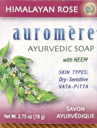 uromere, Ayurvedic Bar Soap Neem, Himalayan Rose