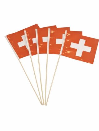 Plastic flags Switzerland